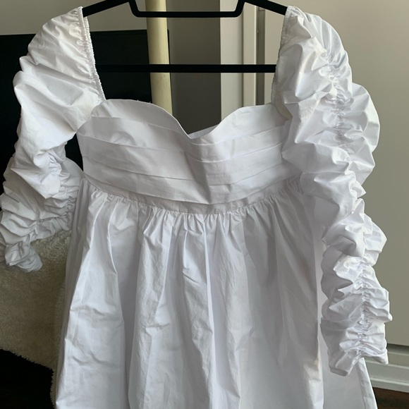 STORETS Jane Shirred Puff Sleeve Dress - Picture 6 of 7